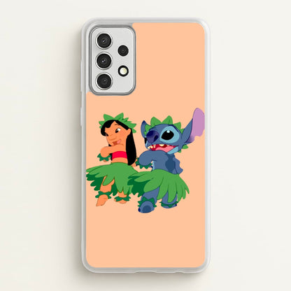 Lilo And Alien Blue Hoola  -  Phone Case for Galaxy A52 / A52s