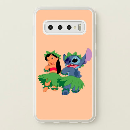 Lilo And Alien Blue Hoola  -  Phone Case for Galaxy S10