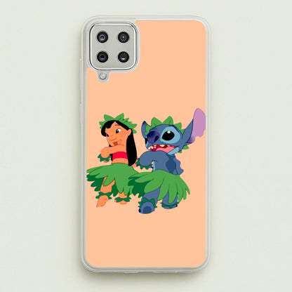 Lilo And Alien Blue Hoola  -  Phone Case for Galaxy A12