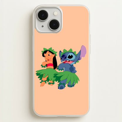 Lilo And Alien Blue Hoola  -  Phone Case for iPhone 13