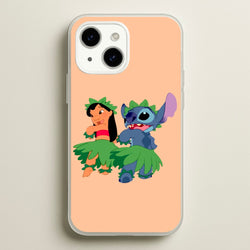Lilo And Alien Blue Hoola  -  Phone Case for iPhone 15
