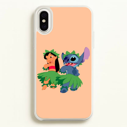 Lilo And Alien Blue Hoola  -  Phone Case for iPhone XS Max