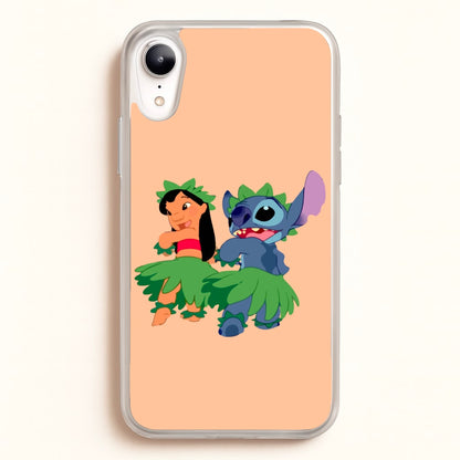 Lilo And Alien Blue Hoola  -  Phone Case for iPhone XR