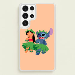 Lilo And Alien Blue Hoola  -  Phone Case for Galaxy S22 Ultra