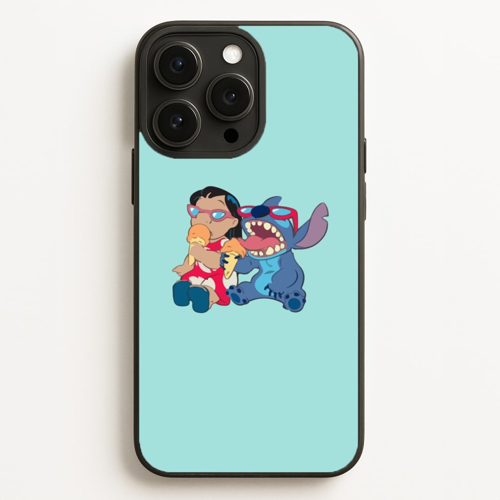 Ice Cream Alien Blue Phone Case