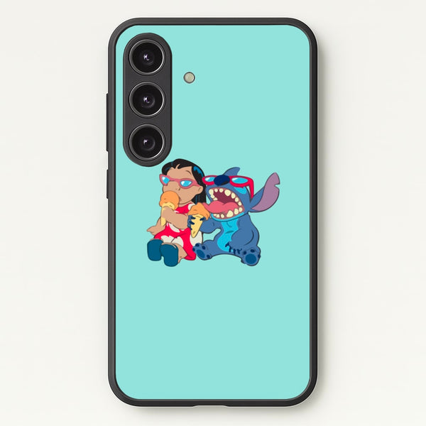 Ice Cream Alien Blue  - Disney Phone Case for Galaxy S25