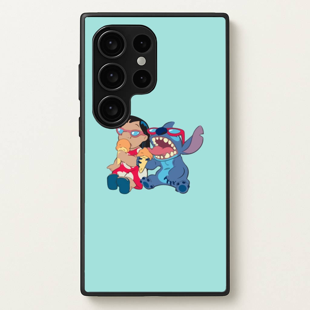 Ice Cream Alien Blue  - Disney Phone Case for Galaxy S24 Ultra