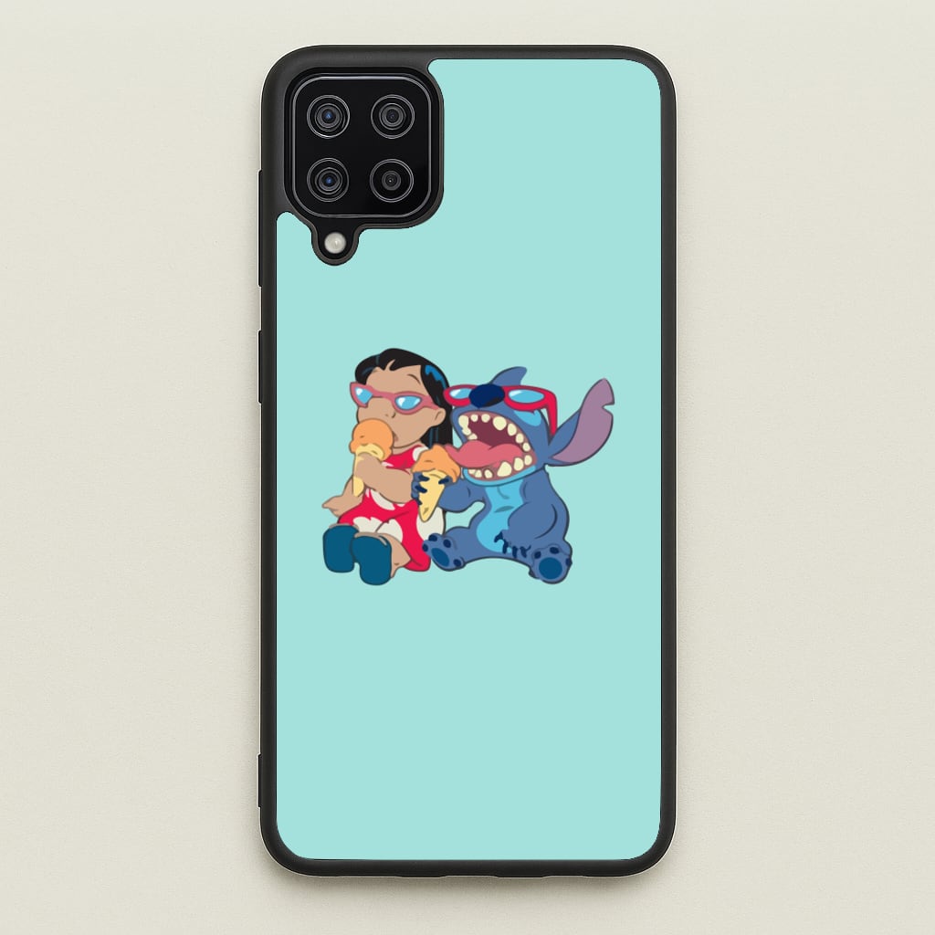 Ice Cream Alien Blue  - Disney Phone Case for Galaxy A12