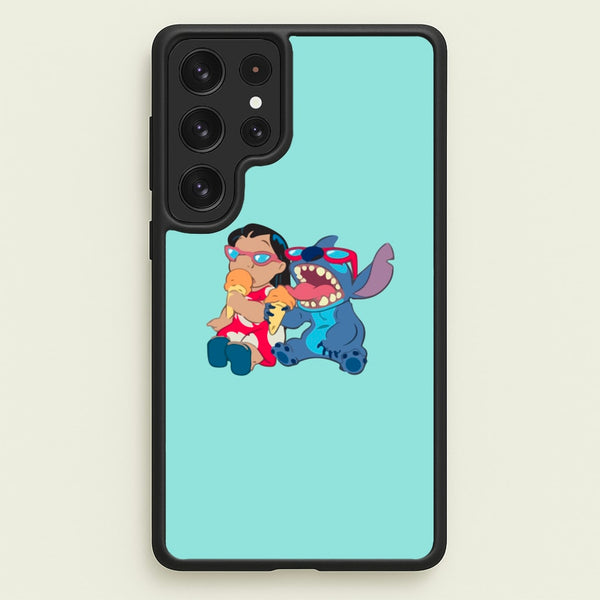 Ice Cream Alien Blue  - Disney Phone Case for Galaxy S22 Ultra