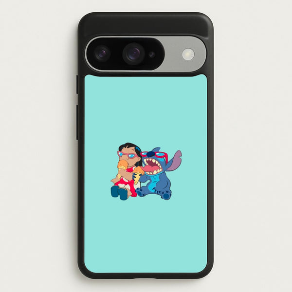 Ice Cream Alien Blue Phone Case for Google Pixel 10 / 10 Pro