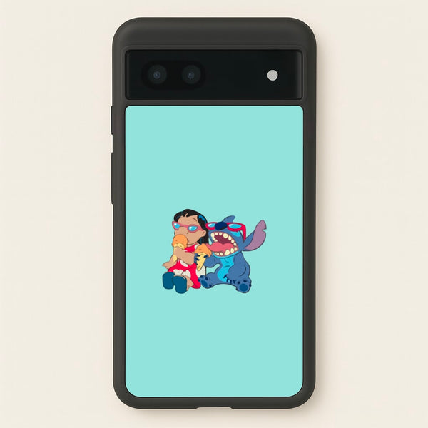 Ice Cream Alien Blue  - Disney Phone Case for Google Pixel 7a