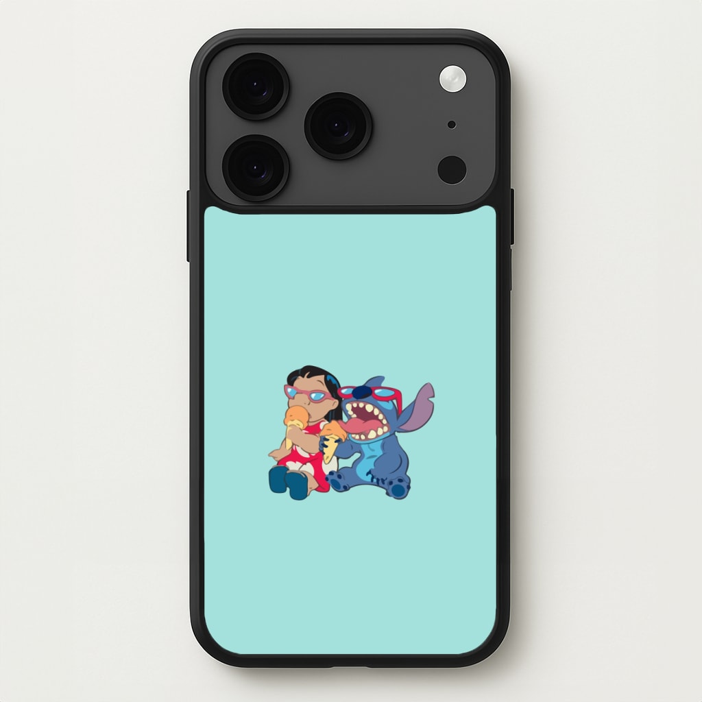 Ice Cream Alien Blue Phone Case for iPhone 17 Pro