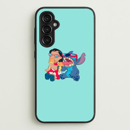 Ice Cream Alien Blue  - Disney Phone Case for Galaxy A14