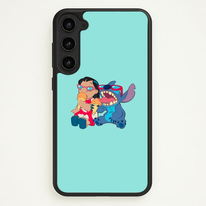 Ice Cream Alien Blue  - Disney Phone Case for Galaxy S23 Plus