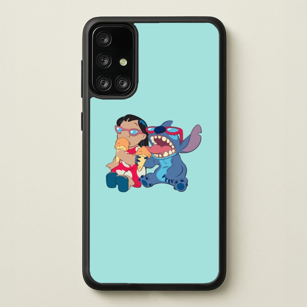 Ice Cream Alien Blue  - Disney Phone Case for Galaxy A71
