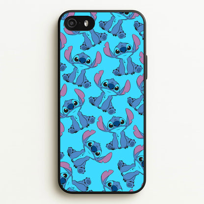 Cute Alien Blue Pattern  - Disney Phone Case for iPhone 5 / 5s / SE 2016