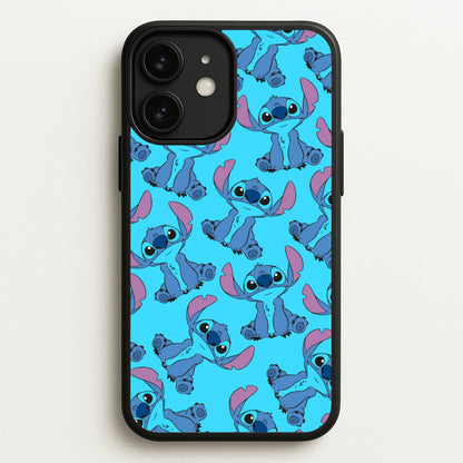Cute Alien Blue Pattern  - Disney Phone Case for iPhone 11