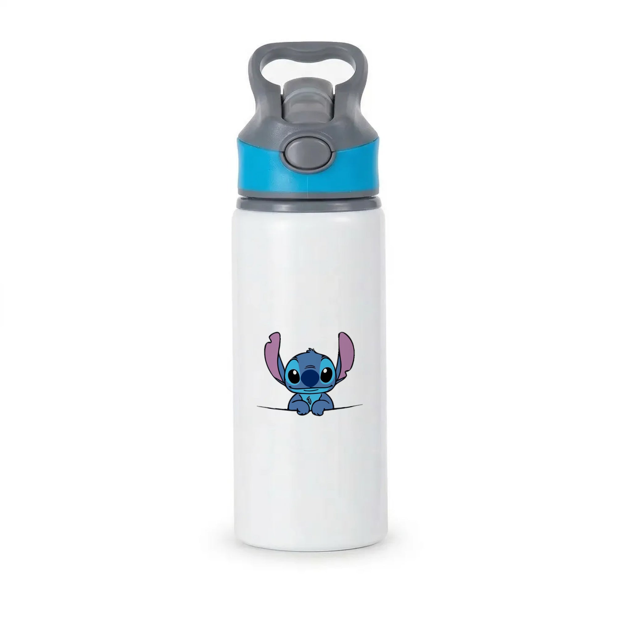 Alien Blue Leaning Active Water Bottle - Blue