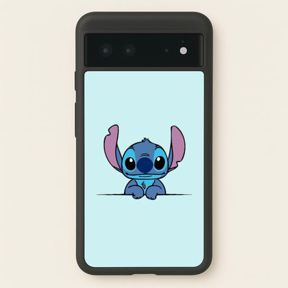 Alien Blue Leaning  - Disney Phone Case for Google Pixel 6