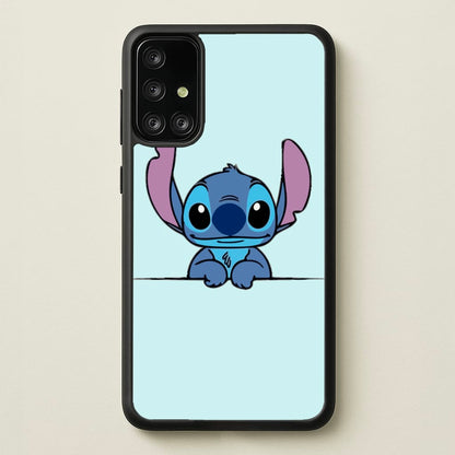 Alien Blue Leaning  - Disney Phone Case for Galaxy A71