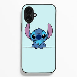 Alien Blue Leaning Phone Case