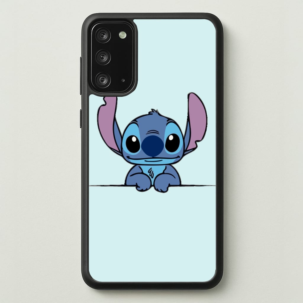 Alien Blue Leaning  - Disney Phone Case for Galaxy Note 20