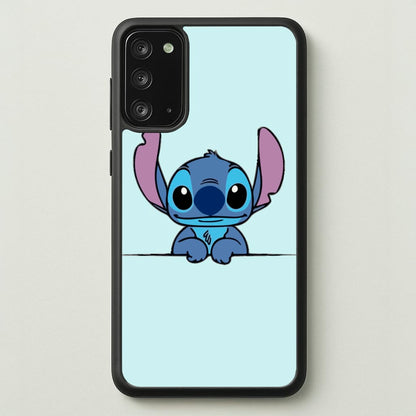 Alien Blue Leaning  - Disney Phone Case for Galaxy Note 20