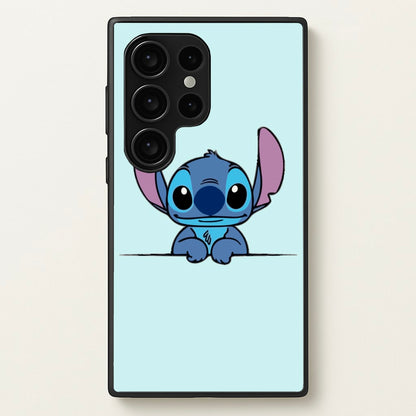 Alien Blue Leaning  - Disney Phone Case for Galaxy S24 Ultra