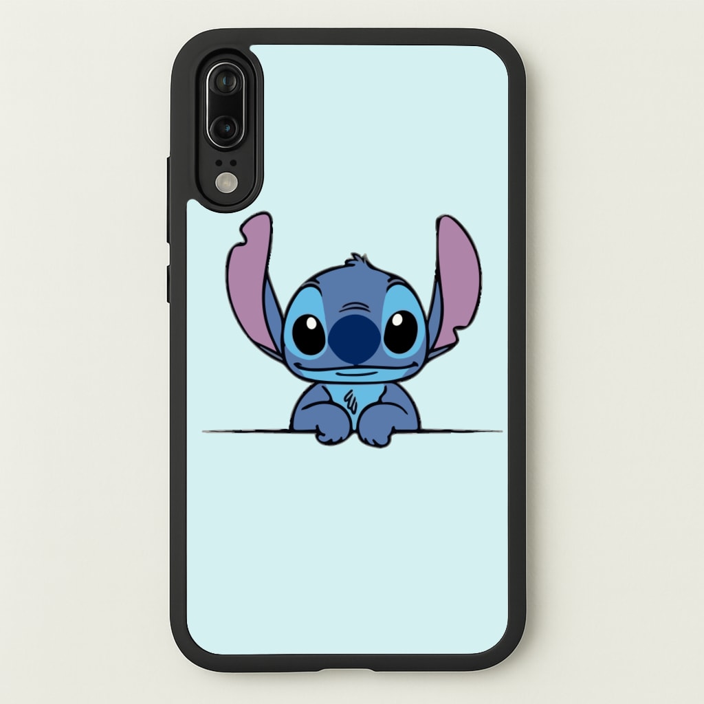 Alien Blue Leaning  - Disney Phone Case for Huawei P20