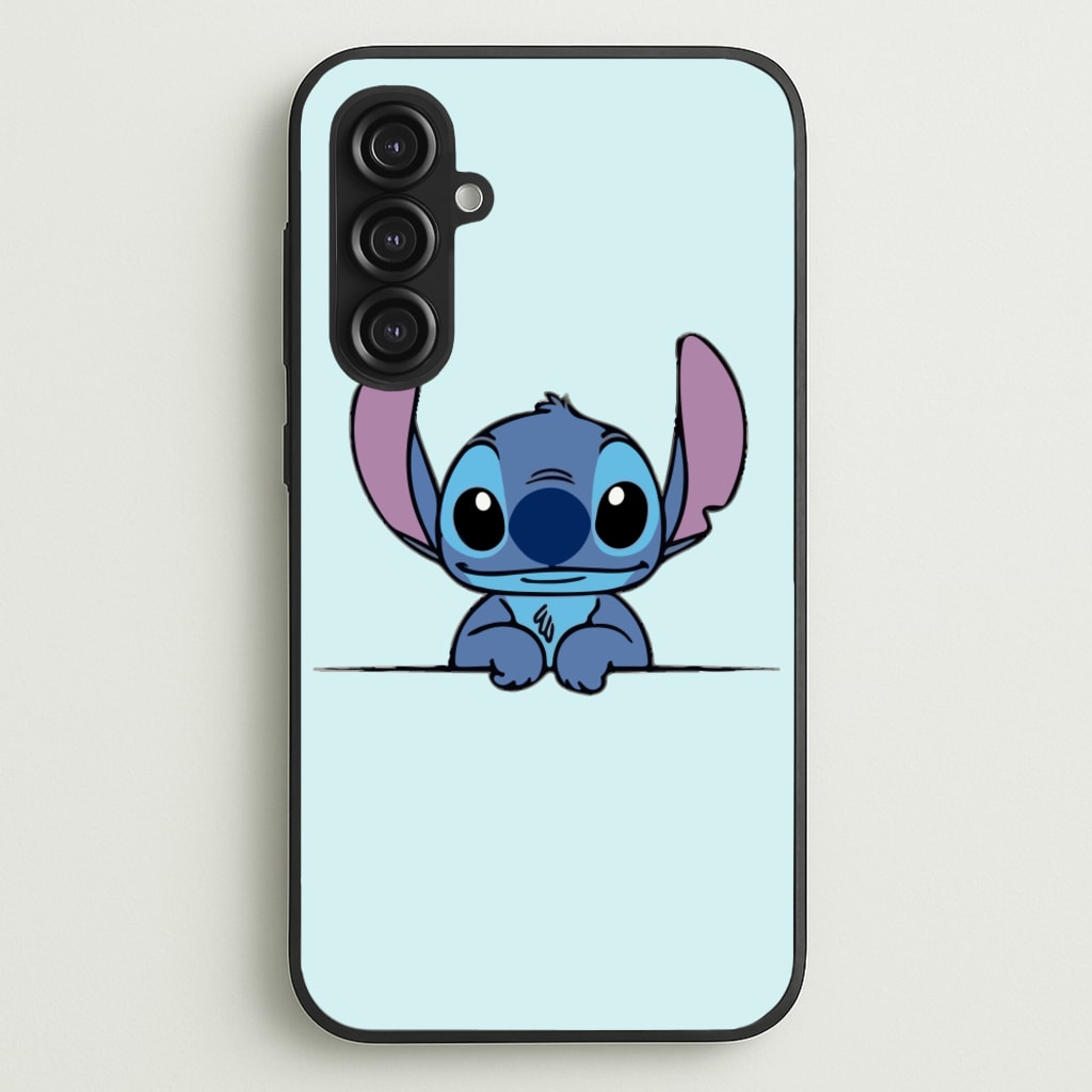 Alien Blue Leaning  - Disney Phone Case for Galaxy S23FE