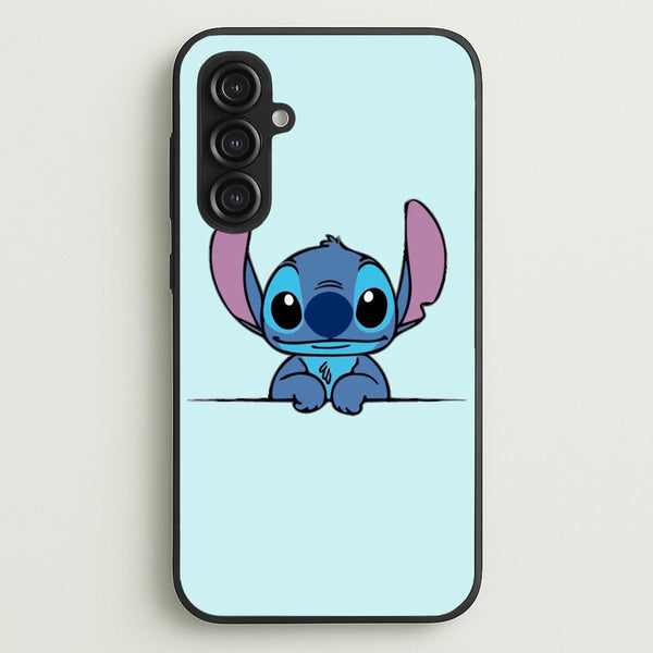 Alien Blue Leaning  - Disney Phone Case for Galaxy S23FE