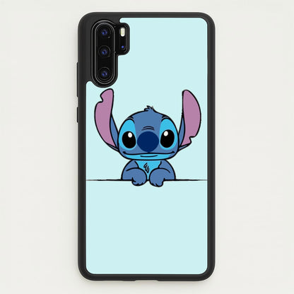 Alien Blue Leaning  - Disney Phone Case for Huawei P30 Pro