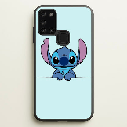 Alien Blue Leaning  - Disney Phone Case for Galaxy A21s