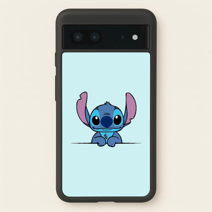 Alien Blue Leaning  - Disney Phone Case for Google Pixel 7