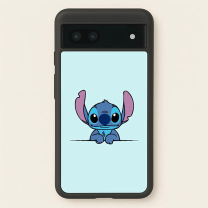 Alien Blue Leaning  - Disney Phone Case for Google Pixel 7a
