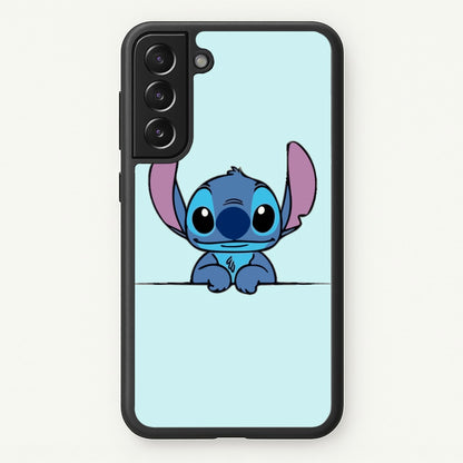 Alien Blue Leaning  - Disney Phone Case for Galaxy S22