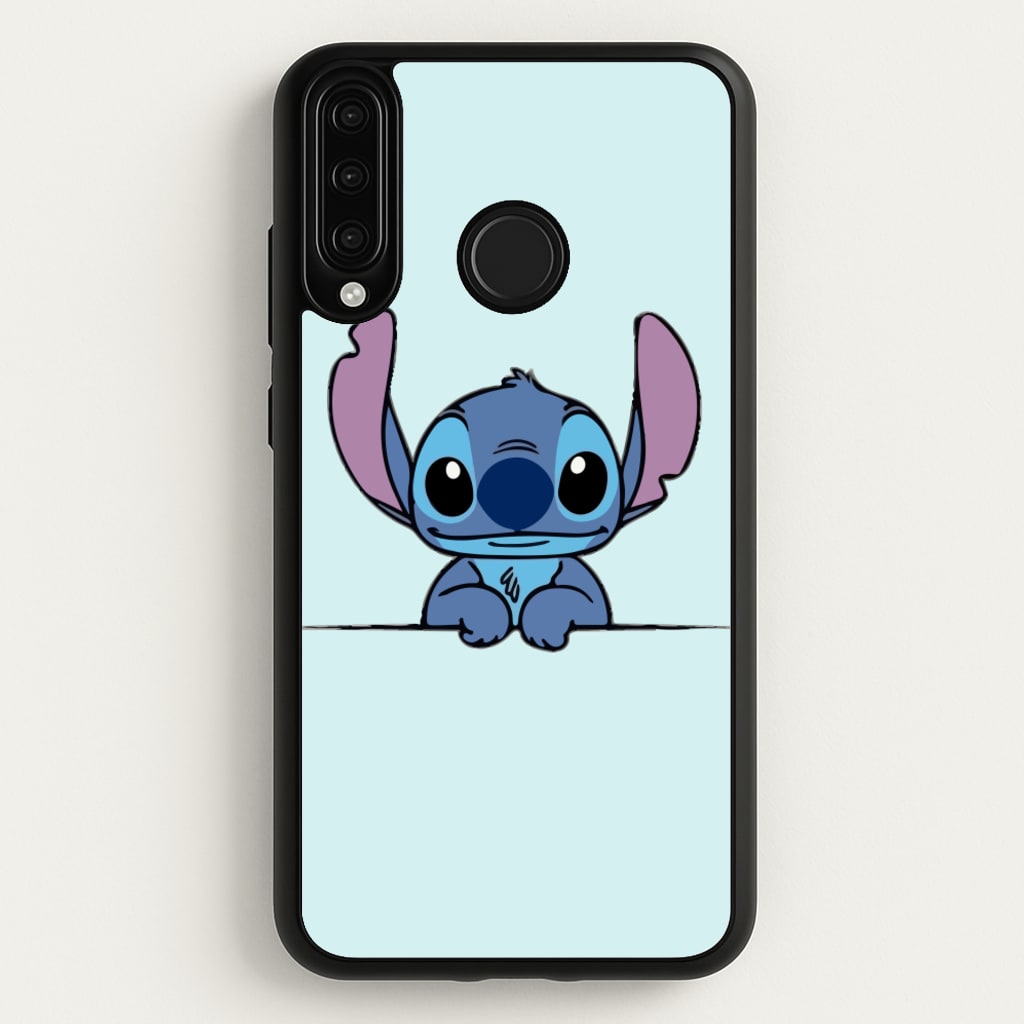 Alien Blue Leaning  - Disney Phone Case for Huawei P30 Lite