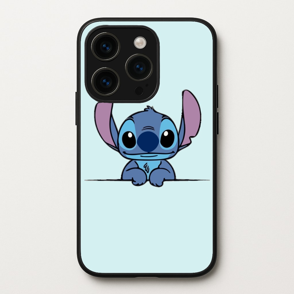 Alien Blue Leaning  - Disney Phone Case for iPhone 14 Pro Max