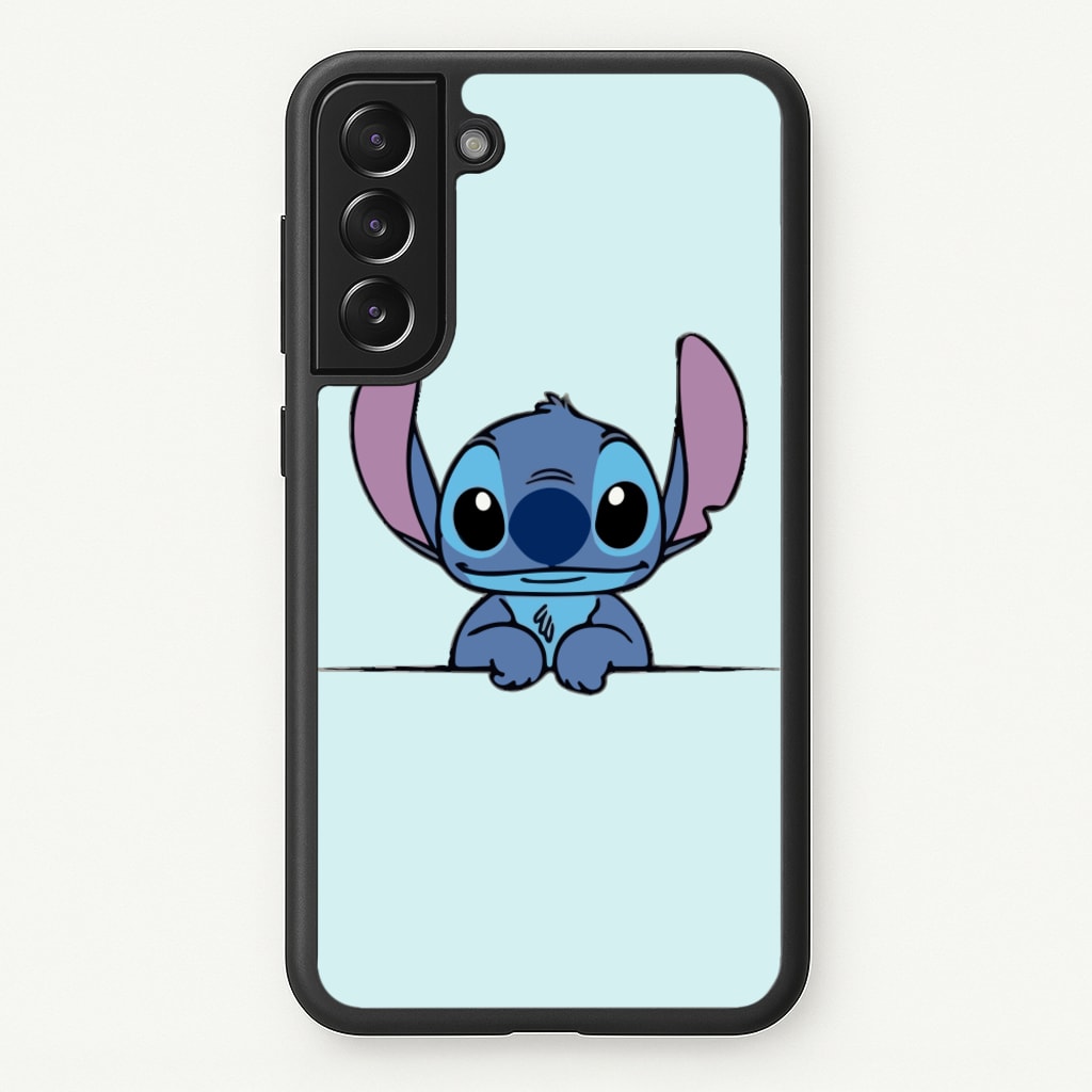Alien Blue Leaning  - Disney Phone Case for Galaxy S21