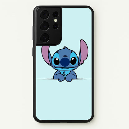 Alien Blue Leaning  - Disney Phone Case for Galaxy S21 Ultra