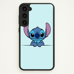 Alien Blue Leaning  - Disney Phone Case for Galaxy S23 Plus