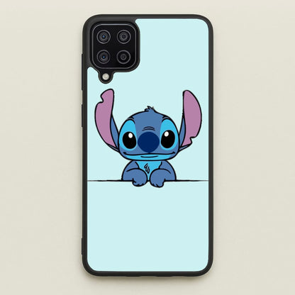 Alien Blue Leaning  - Disney Phone Case for Galaxy A12