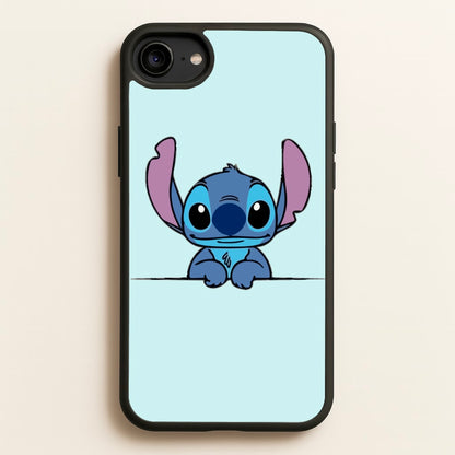Alien Blue Leaning  - Disney Phone Case for iPhone 6 / 7 / 8 / SE