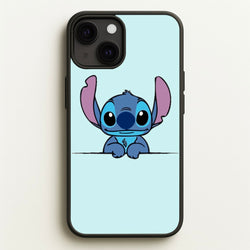 Alien Blue Leaning  - Disney Phone Case for iPhone 13 Mini