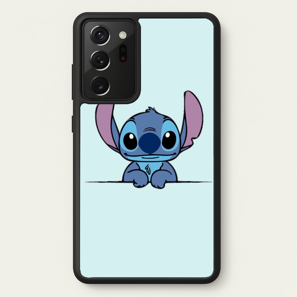 Alien Blue Leaning  - Disney Phone Case for Galaxy Note 20 Ultra