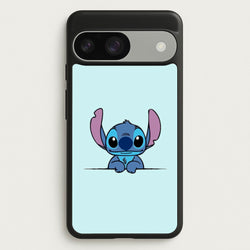 Alien Blue Leaning  - Disney Phone Case for Google Pixel 9 / 9 Pro