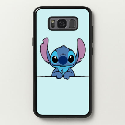 Alien Blue Leaning  - Disney Phone Case for Galaxy S8 Plus