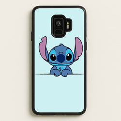 Alien Blue Leaning  - Disney Phone Case for Galaxy S9
