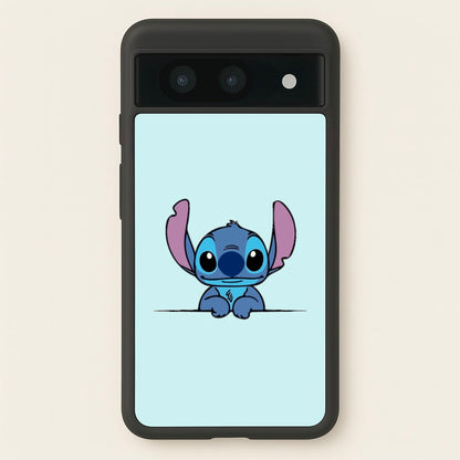 Alien Blue Leaning  - Disney Phone Case for Google Pixel 8a
