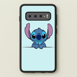 Alien Blue Leaning  - Disney Phone Case for Galaxy S10